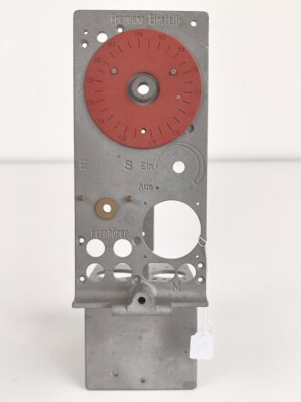 Frontplatte für ein Funksprechgerät a1 " Fusp. a1" Wehrmacht. Leichtmetallguß, meiner Meinung nach neuzeitliche Anfertigung