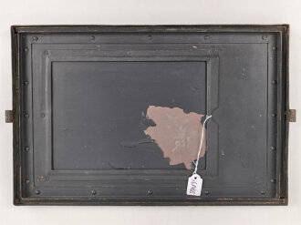 Gehäusedeckel zum Tornister Empfänger Berta der Wehrmacht. Originallack