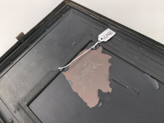 Gehäusedeckel zum Tornister Empfänger Berta der Wehrmacht. Originallack