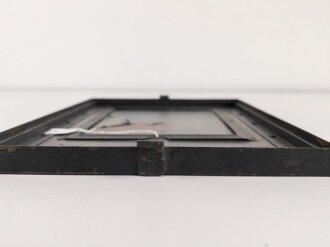 Gehäusedeckel zum Tornister Empfänger Berta der Wehrmacht. Originallack