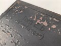 Gehäusedeckel zum Tornister Empfänger Berta der Wehrmacht. Originallack