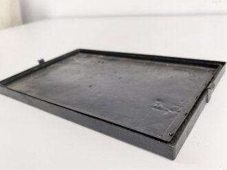 Gehäusedeckel Wehrmacht, Maße etwa 22,5 x 34 cm ( passt auf  Tornister Empfänger Berta) Neuzeitlich lackiert