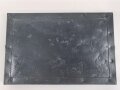 Gehäusedeckel Wehrmacht, Maße etwa 22,5 x 34 cm ( passt auf  Tornister Empfänger Berta) Neuzeitlich lackiert