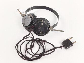 Übungsfernhörer Luftwaffe, Ln 127010. Funktion nicht geprüft