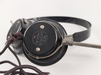 Übungsfernhörer Luftwaffe, Ln 127010. Funktion nicht geprüft