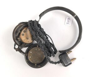 Doppelfernhörer f datiert 1945. Kabel unrichtig...