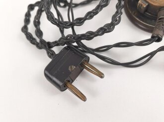 Doppelfernhörer f datiert 1945. Kabel unrichtig ergänzt