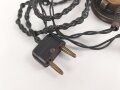 Doppelfernhörer f datiert 1945. Kabel unrichtig ergänzt