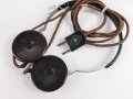 Doppelfernhörer f datiert 1943. Stecker unrichtig ergänzt