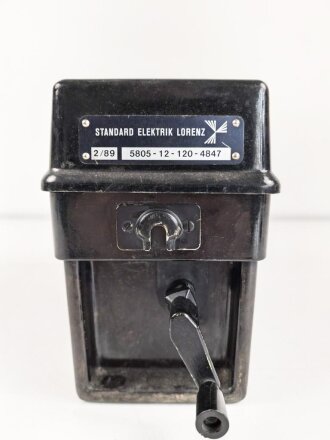 Bundeswehr Feldfernsprecher datiert 1989, Funktion nicht geprüft