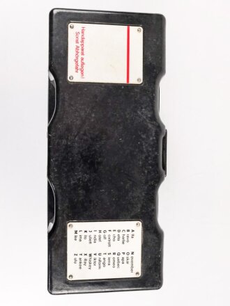 Bundeswehr Feldfernsprecher datiert 1989, Funktion nicht geprüft