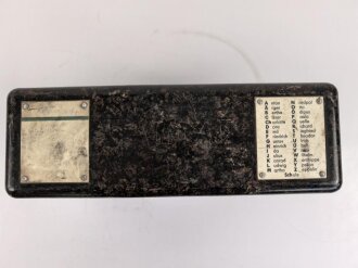 Feldfernsprecher 33 Wehrmacht, datiert 1939. Funktion nicht geprüft
