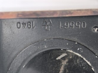 Feldfernsprecher 33 Wehrmacht, datiert 1940. Funktion nicht geprüft