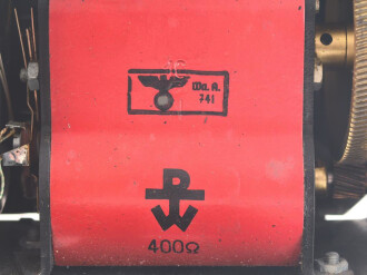 Feldfernsprecher 33 Wehrmacht, datiert 1940. Funktion nicht geprüft