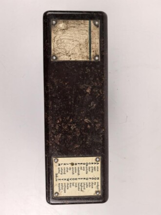 Feldfernsprecher 33 Wehrmacht, datiert 1940. Funktion nicht geprüft