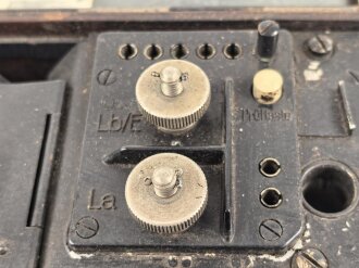 Feldfernsprecher 33 Wehrmacht, datiert 1940. Funktion nicht geprüft