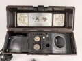 Feldfernsprecher 33 Wehrmacht, datiert 1940. Funktion nicht geprüft