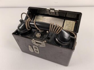 Feldfernsprecher 33 Wehrmacht, datiert 1939. Funktion...