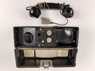 Feldfernsprecher 33 Wehrmacht, datiert 1939. Funktion...