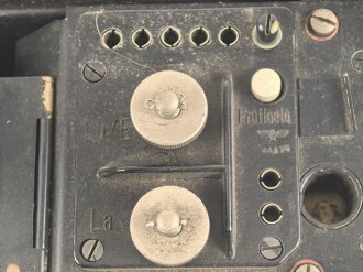 Feldfernsprecher 33 Wehrmacht, datiert 1939. Funktion nicht geprüft