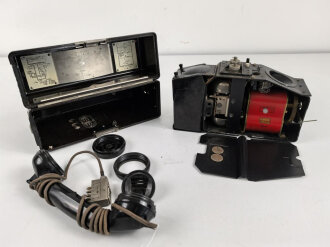 Feldfernsprecher 33 Wehrmacht, datiert 1939. Funktion nicht geprüft