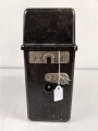 Feldfernsprecher 33 Wehrmacht, datiert 1939. Funktion nicht geprüft
