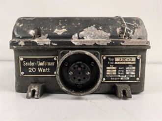 Umformer U.20 a 3 der Wehrmacht für 20 Watt Sender...