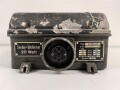 Umformer U.20 a 3 der Wehrmacht für 20 Watt Sender in Fahrzeugen. Baujahr 1938. Originallack, unrichtiger Deckel, Funktion nicht geprüft