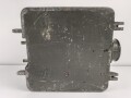 Umformer U.20 a 3 der Wehrmacht für 20 Watt Sender in Fahrzeugen. Baujahr 1938. Originallack, unrichtiger Deckel, Funktion nicht geprüft