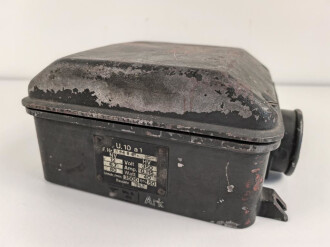 Umformer U.10 a 1 der Wehrmacht für 10 Watt Sender in Fahrzeugen. Baujahr 1943. Originallack, Funktion nicht geprüft