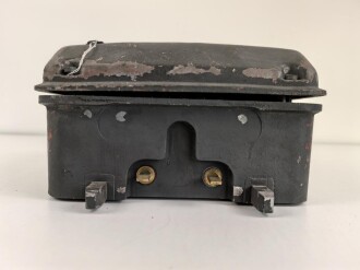 Umformer U.10 a 1 der Wehrmacht für 10 Watt Sender in Fahrzeugen. Baujahr 1943. Originallack, Funktion nicht geprüft