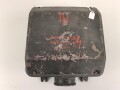 Umformer U.10 a 1 der Wehrmacht für 10 Watt Sender in Fahrzeugen. Baujahr 1943. Originallack, Funktion nicht geprüft