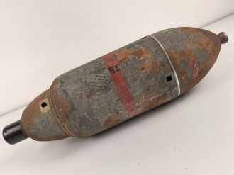 Luftwaffe, Drahtspule für Gleitbombe Henschel Hs 293.. Verwendet mit Drahtfunksendeanlage FuG 208 " Düren" und Drahtlenkempfangsanlage Fu G 238 " Detmold". Original lackiertes Stück, Rarität