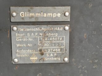 Luftwaffe, Netzanschlußgerät NA 8, Ln 27468....