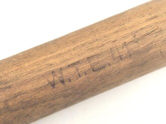 Zeltstock 01 Wehrmacht, Zubehör für die Zeltbahn 31, gehört in den Zubehörbeutel. Drei Stück in sehr gutem Zustand, ein Stück gestempelt 1941