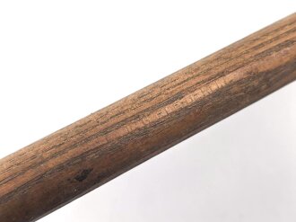 Zeltstock 01 und Zeltplock 29 Wehrmacht, Jeweils drei Stück als Zubehör für die Zeltbahn 31, gehört in den Zubehörbeutel.