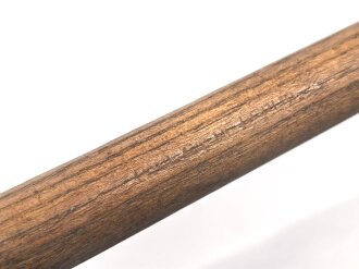 Zeltstock 01 und Zeltplock 29 Wehrmacht, Jeweils drei Stück als Zubehör für die Zeltbahn 31, gehört in den Zubehörbeutel.