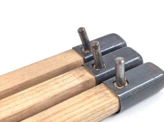 Drei Stück Zeltplock Wehrmacht, sehr guter Zustand