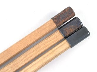 Drei Stück Zeltplock Wehrmacht, sehr guter Zustand