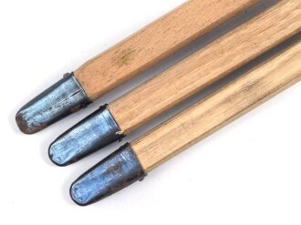 Drei Stück Zeltplock Wehrmacht, sehr guter Zustand