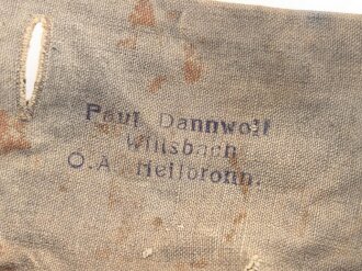 Zeltzubehörbeutel für Parteiverbände mit zugehörigem Inhalt