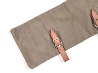 Zeltzubehörbeutel wohl für OT, RAD oder ähnliche Verbände. Ungebrauchtes Stück, Leder angetrocknet