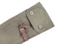 Zeltzubehörbeutel Wehrmacht, ungebrauchtes Stück, die Lederriemen angetrocknet, einer davon defekt