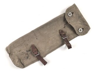 Zeltzubehörbeutel Wehrmacht, getragenes Stück, datiert 1939