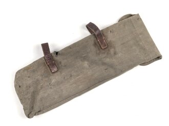 Zeltzubehörbeutel Wehrmacht, getragenes Stück, datiert 1939