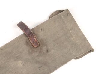 Zeltzubehörbeutel Wehrmacht, getragenes Stück, datiert 1939