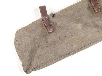 Zeltzubehörbeutel Wehrmacht, getragenes Stück, datiert 1939