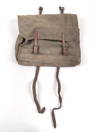 Wehrmacht, Tasche für Signaltuch und Pflöcke zur Befestigung. Gebraucht, datiert 1940, ungereinigt
