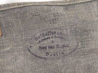 Wehrmacht, Tasche für Signaltuch und Pflöcke zur Befestigung. Gebraucht, ungereinigt