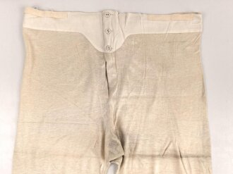 Lange Unterhose Wehrmacht, ungetragen, mit Reichsbetriebsnummer
